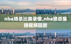 nba绝杀比赛录像,nba绝杀集锦视频回放