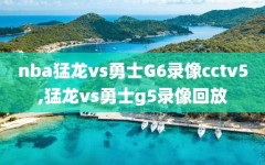 nba猛龙vs勇士G6录像cctv5,猛龙vs勇士g5录像回放