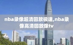 nba录像超清回放极速,nba录像高清回放像tv