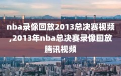 nba录像回放2013总决赛视频,2013年nba总决赛录像回放腾讯视频