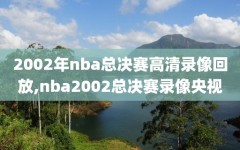 2002年nba总决赛高清录像回放,nba2002总决赛录像央视