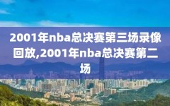 2001年nba总决赛第三场录像回放,2001年nba总决赛第二场