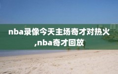 nba录像今天主场奇才对热火,nba奇才回放