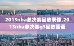 2013nba总决赛回放录像,2013nba总决赛g5回放国语