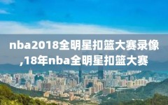 nba2018全明星扣篮大赛录像,18年nba全明星扣篮大赛