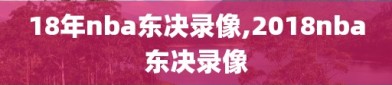 18年nba东决录像,2018nba东决录像