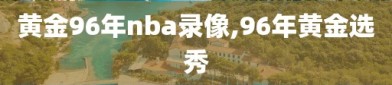 黄金96年nba录像,96年黄金选秀