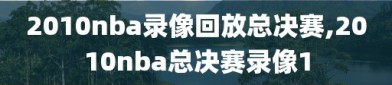 2010nba录像回放总决赛,2010nba总决赛录像1