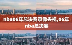 nba06年总决赛录像央视,06年 nba总决赛