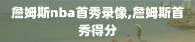 詹姆斯nba首秀录像,詹姆斯首秀得分