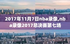 2017年11月7日nba录像,nba录像2017总决赛第七场