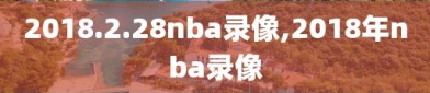 2018.2.28nba录像,2018年nba录像