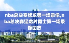 nba总决赛猛龙第一场录像,nba总决赛猛龙对勇士第一场录像回放