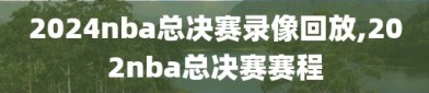 2024nba总决赛录像回放,202nba总决赛赛程