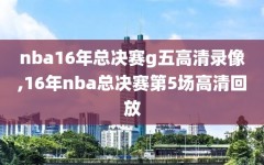 nba16年总决赛g五高清录像,16年nba总决赛第5场高清回放