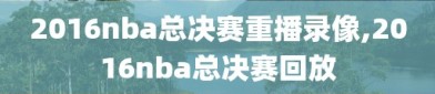 2016nba总决赛重播录像,2016nba总决赛回放