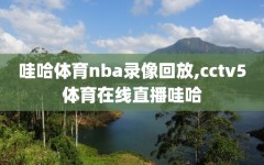 哇哈体育nba录像回放,cctv5体育在线直播哇哈